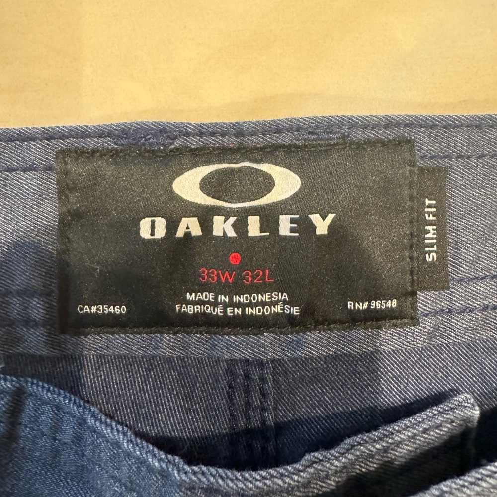 Oakley Dark Blue Slim Fit Pants